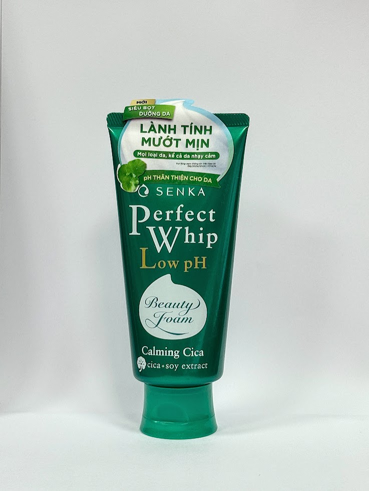 Sữa rửa mặt Senka Cica 100g (Xanh Rau Má)