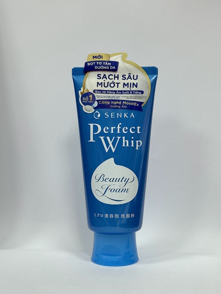 Sữa rửa mặt Senka Whip 120g (Xanh Dương)