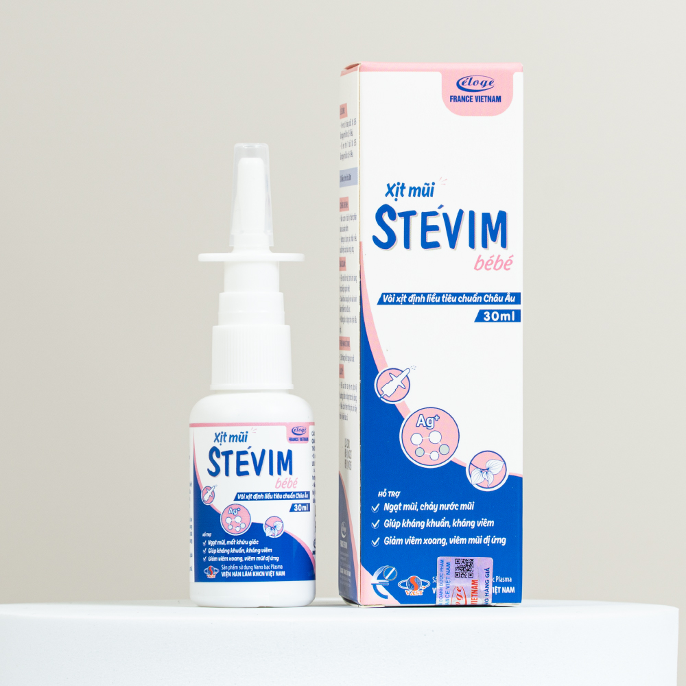 Stevim Xịt mũi Bebé 30ml Eloge