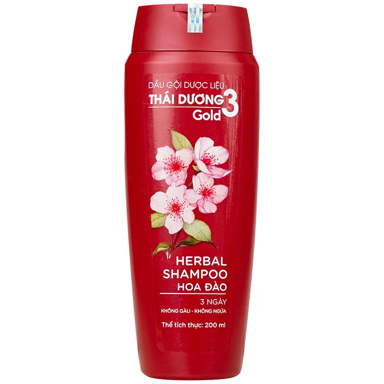 Dầu Gội Thái Dương 3 Gội Đỏ (Chai 200ml)