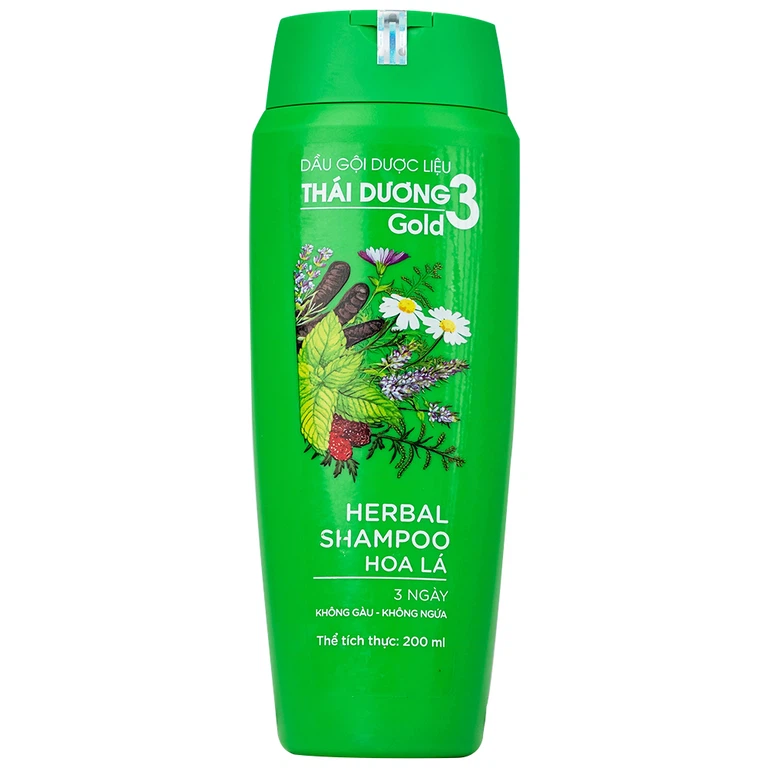 Dầu Gội Thái Dương 3 Gội Xanh (Chai 200ml)