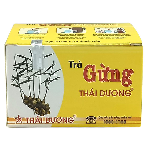 Trà gừng Thái Dương (H10 gói)